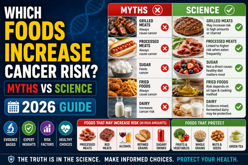 Which Foods Increase Cancer Risk? Myths vs Science (2026 Guide)